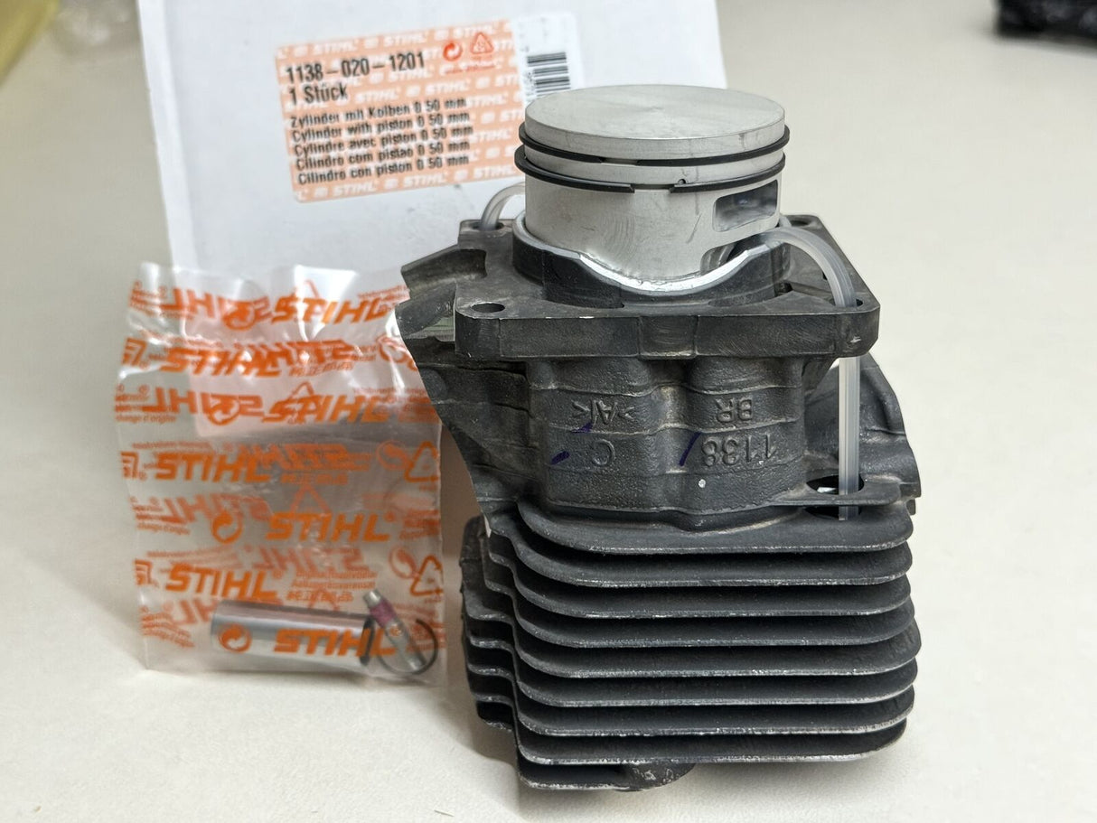 STIHL OEM CYLINDER WITH PISTON KIT 1138 020 1201 MS441 R VW C-Q C-M C-MQ C-MR R