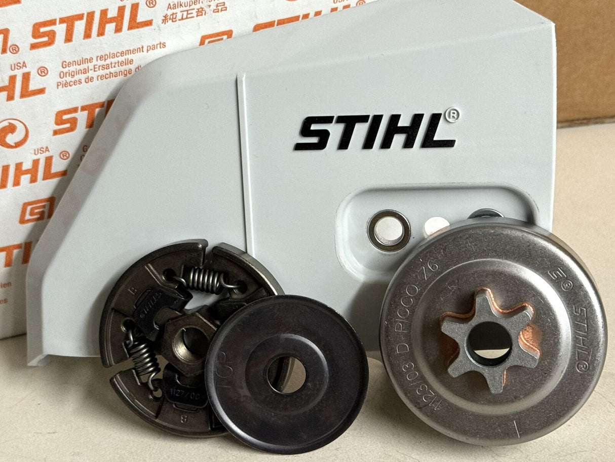 STIHL OEM CHAIN SPROCKET CLUTCH BUNDLE 1123 640 1705 / 2003 / 2050 STRIP MS170