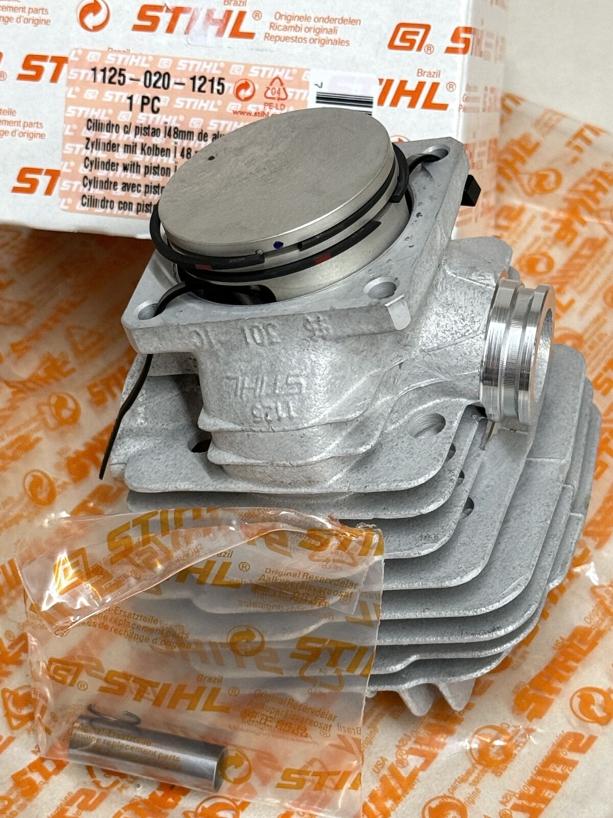 STIHL OEM CYLINDER WITH PISTON KIT 1125 020 1215 036 PRO MS360 PRO MS360C 48mm