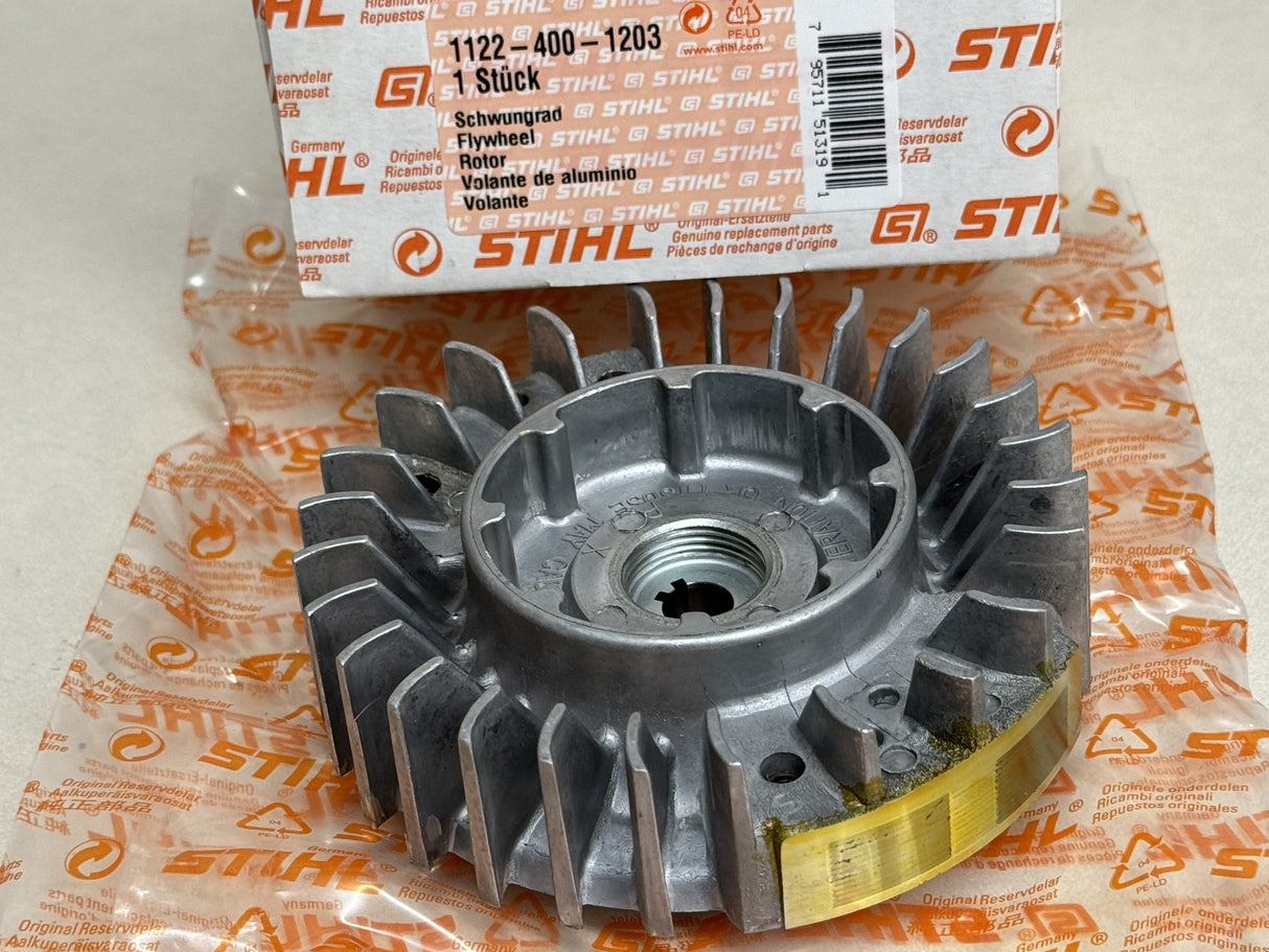 STIHL OEM 1122 400 1203 FLYWHEEL FOR 064 064R , DUAL KEYWAY