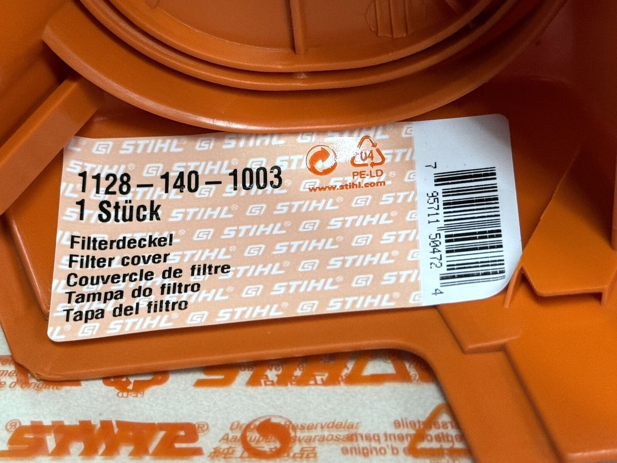 STIHL OEM AIR FILTER COVER 1128 140 1003 044R MS440 MS440R MS440VW MAGNUM ARCTIC