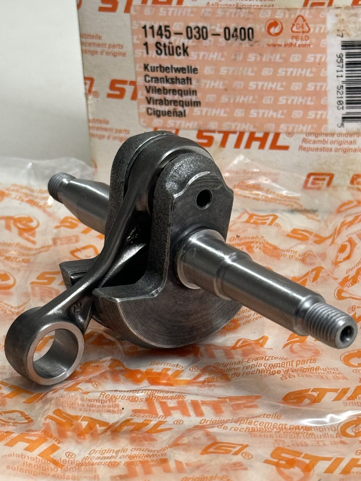 STIHL OEM CRANKSHAFT 1145 030 0400 MS201T MS201 C-E C-EM TC-M MS201C MS201TCM