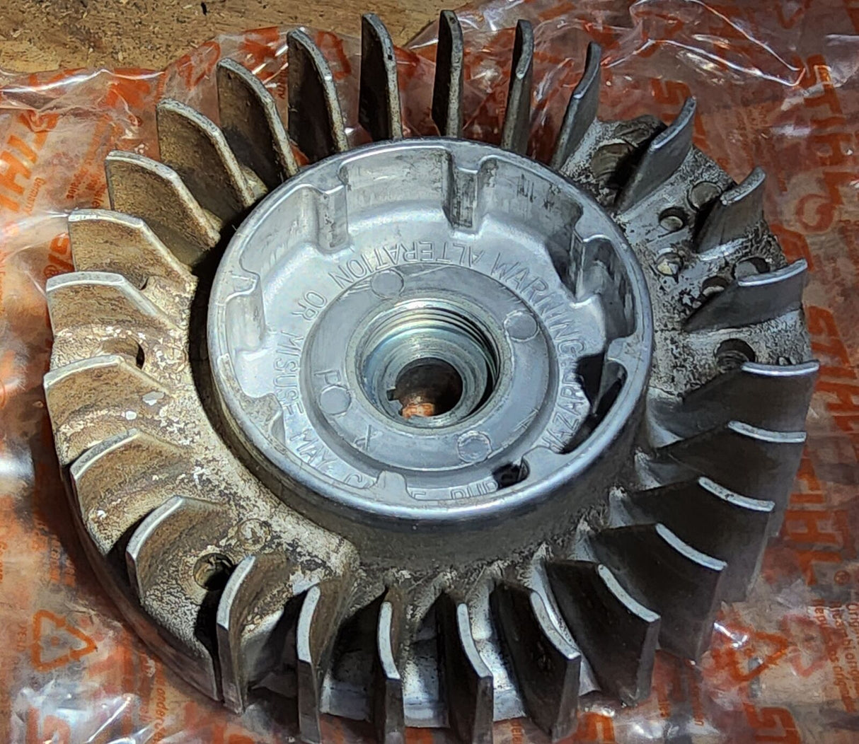 STIHL OEM 1122 400 1203 FLYWHEEL FOR 064 064R , DUAL KEYWAY