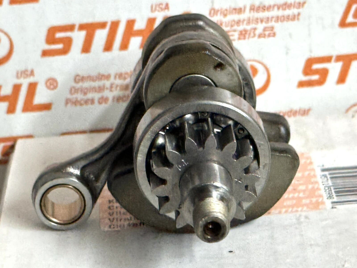 STIHL OEM CRANKSHAFT 4180 030 0411 FS130 R FS310 FS131 R KM130R FB131 HT131 MORE