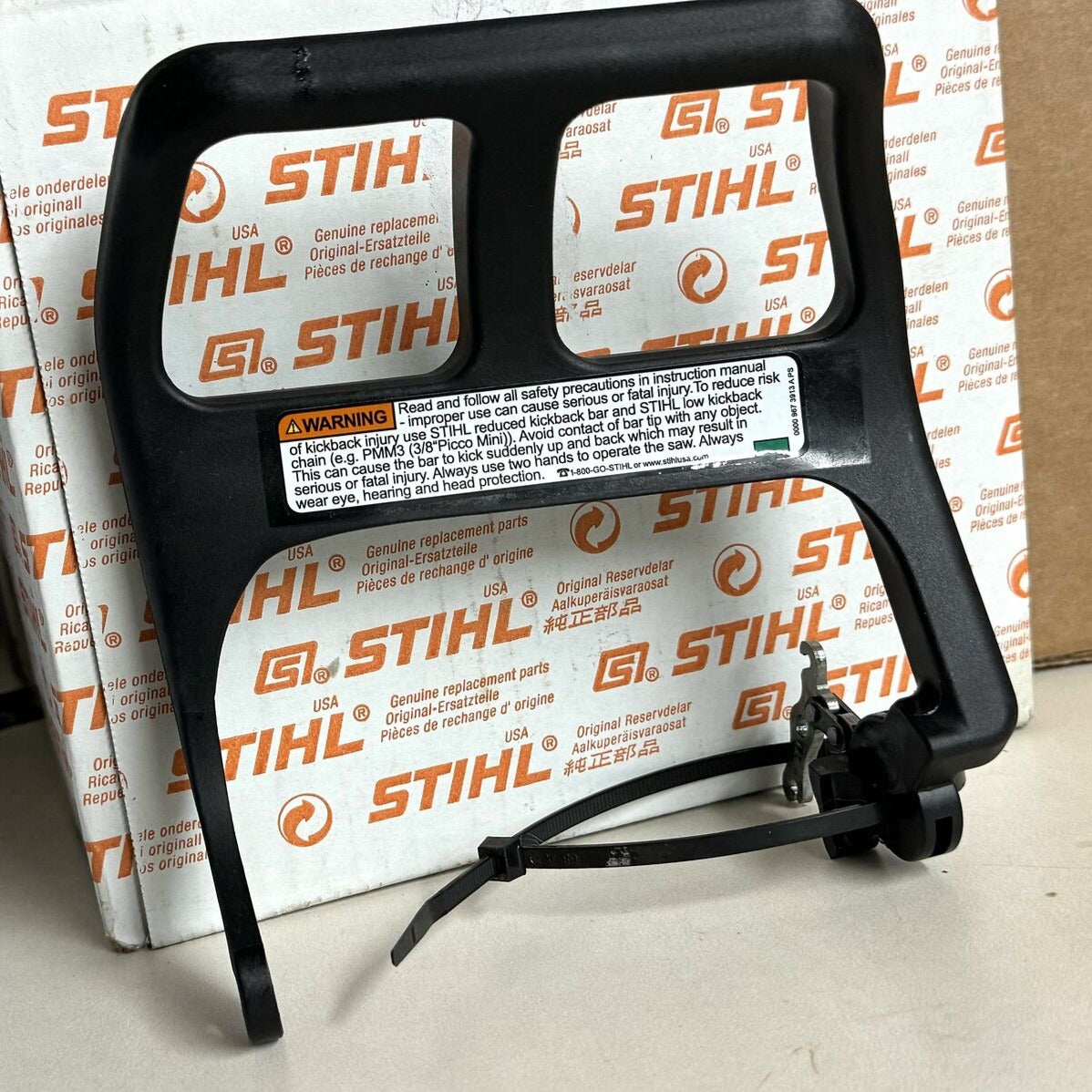 STIHL OEM HAND GUARD ASSY 1130 790 9101 / 9100  : STRIPPED NEW MS170 MS180 C-BE