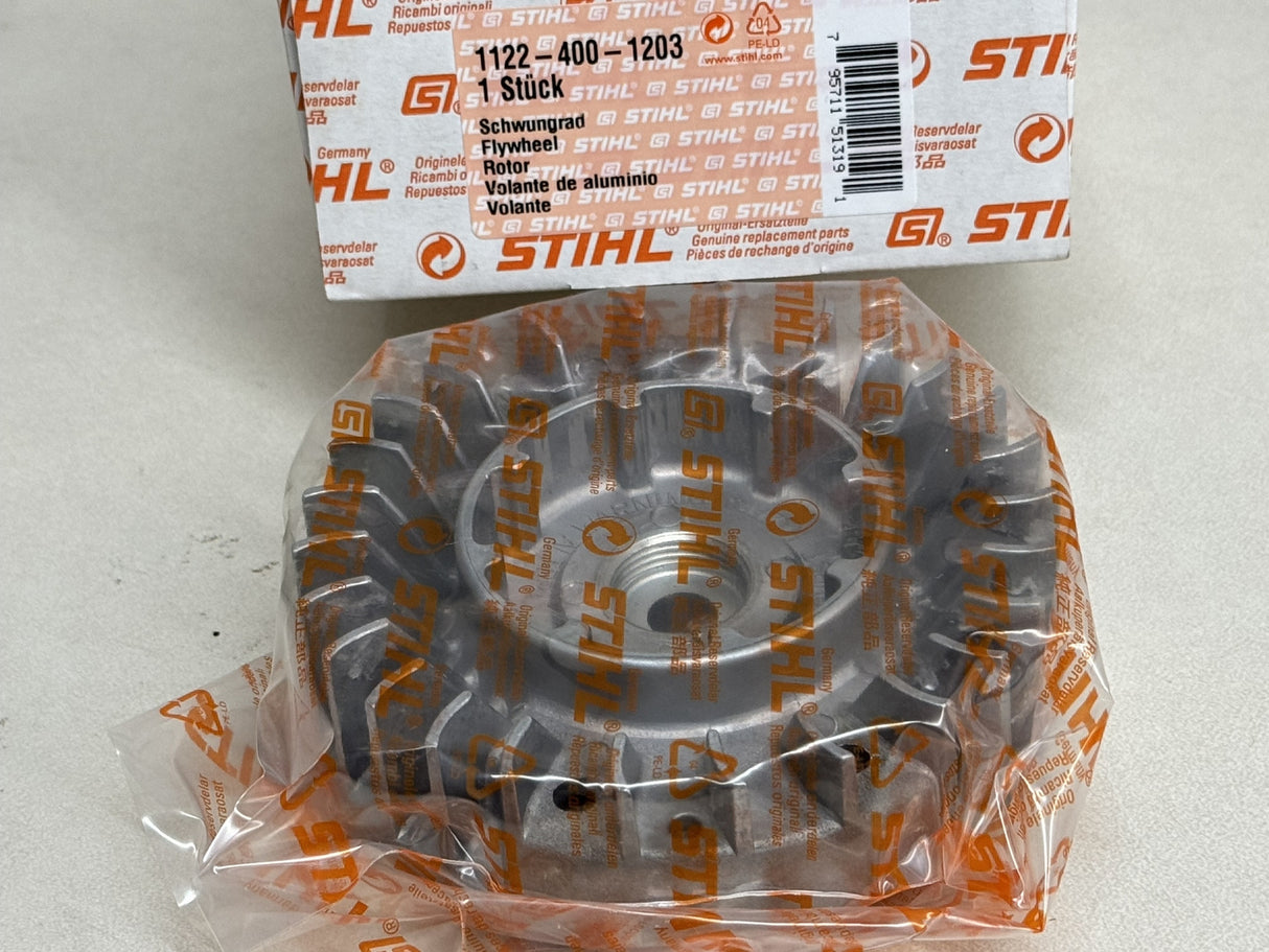 STIHL OEM 1122 400 1203 FLYWHEEL FOR 064 064R , DUAL KEYWAY
