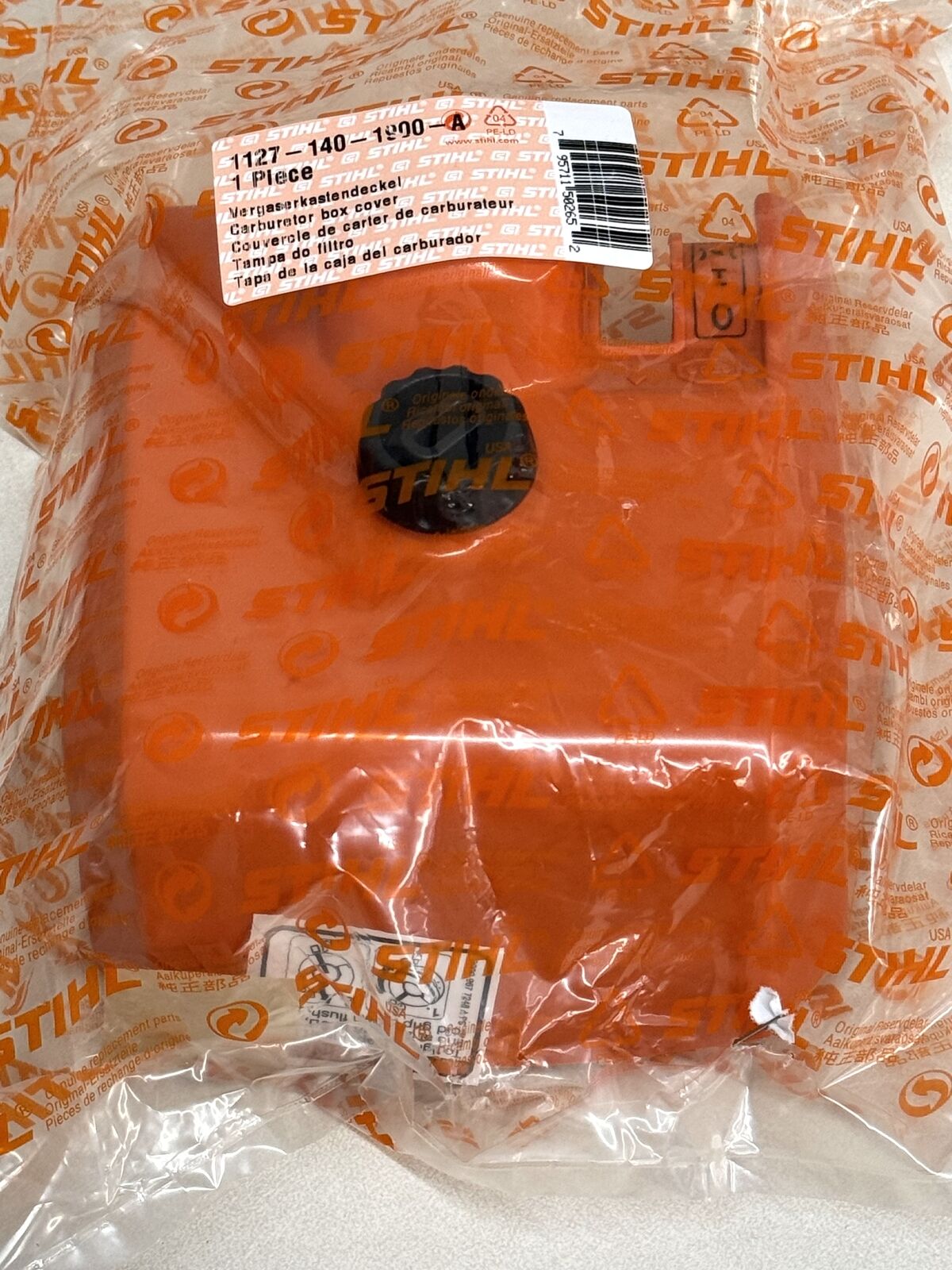 STIHL OEM CARBURETOR BOX COVER 1127 140 1900 A FOR 029 039 MS310 MS290 MS390 MS