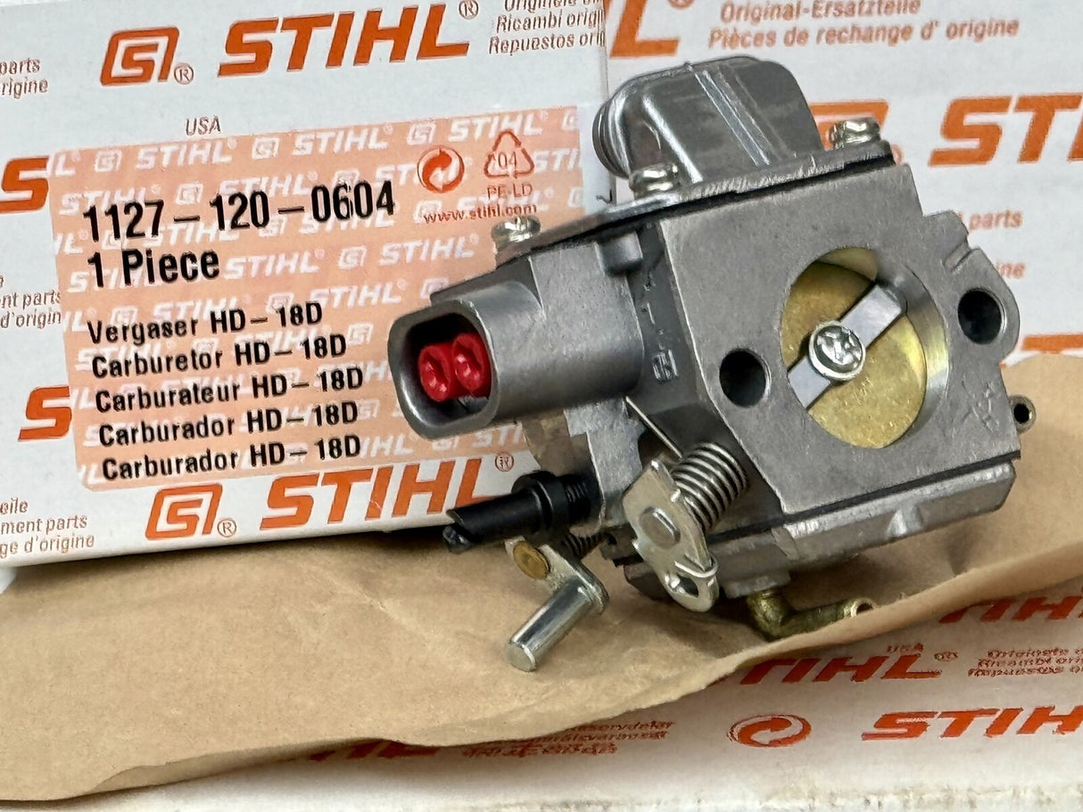 STIHL OEM WALBRO CARBURETOR 1127 120 0604 HD-18 MS290 029 MS310 039 MS 390 HD18