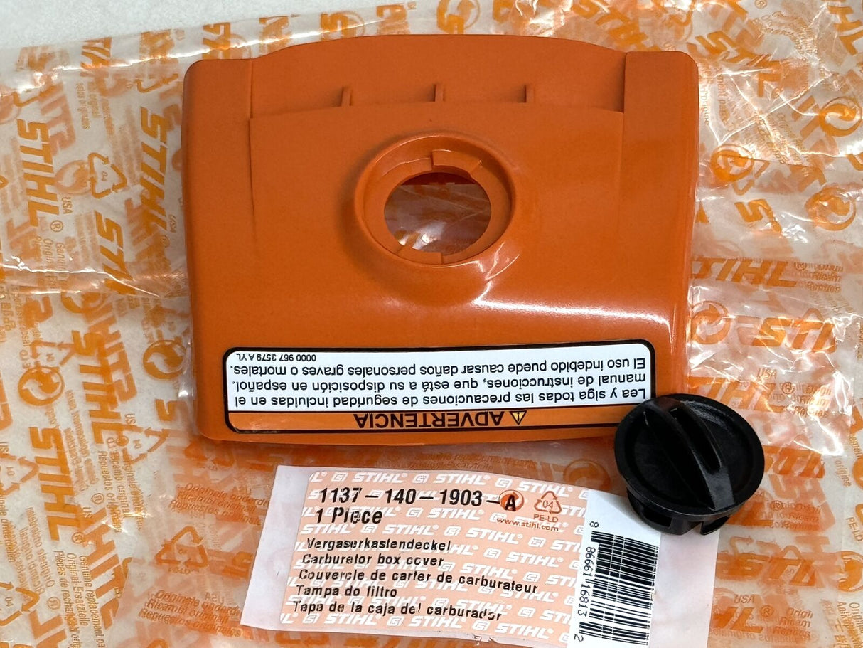 STIHL OEM CARB BOX COVER 1137 140 1903 MS193T MS194T MS193 T MS194 T GENUINE