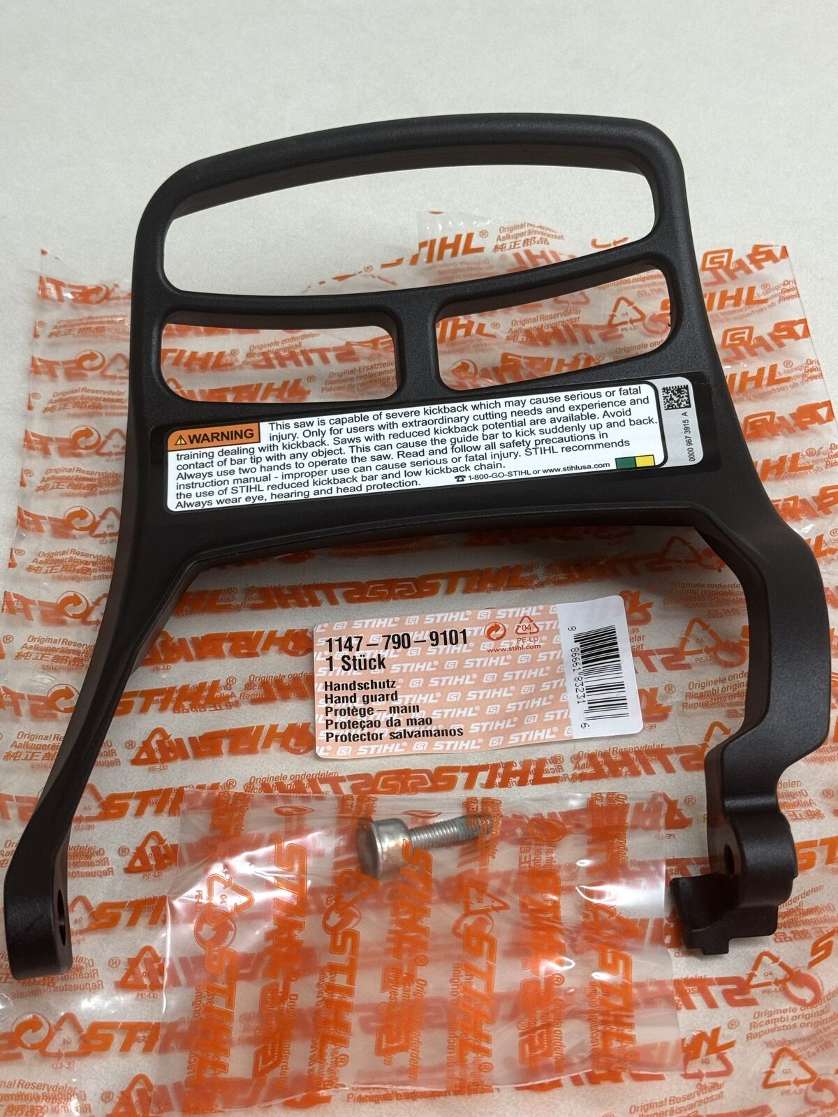 STIHL OEM HAND GUARD 1147 790 9101 MS500i MS500i-R MS 500I R MS500IR GENUINE