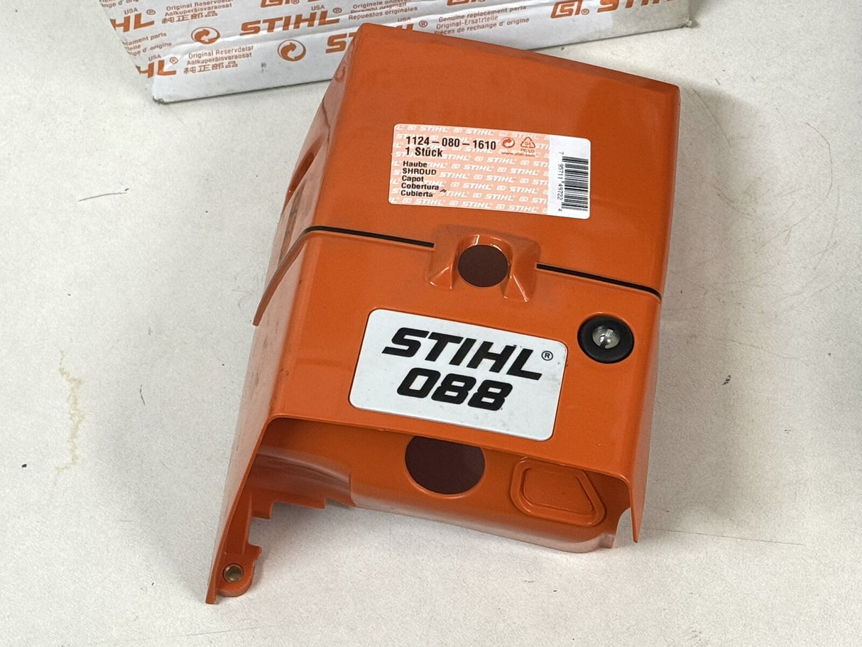 STIHL OEM TOP SHROUD COVER 1124 080 1610 FOR 088 AND 088R CHAINSAWS R