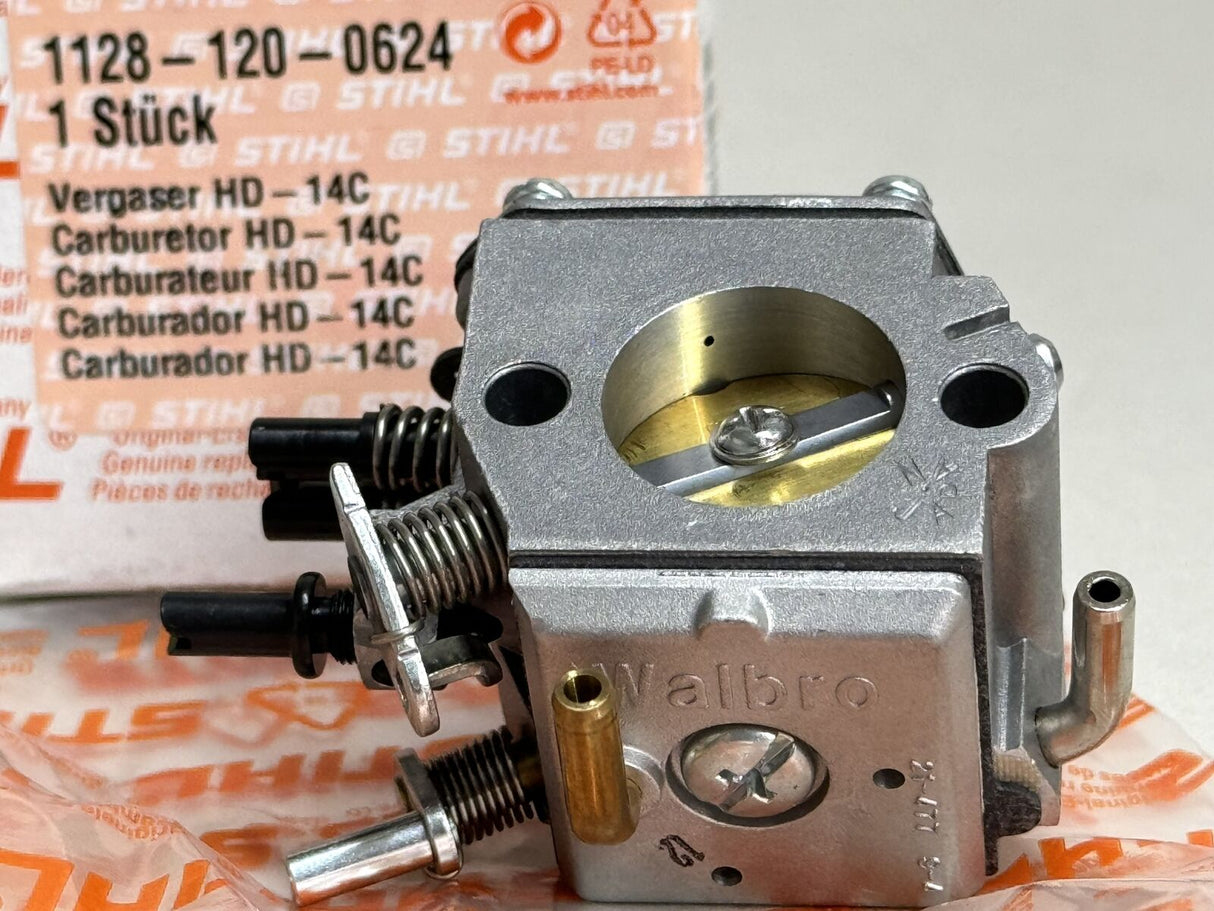 STIHL OEM WALBRO CARBURETOR 1128 120 0624 HD-14 HD-15 FOR 044 R 046 MS440 MS 460