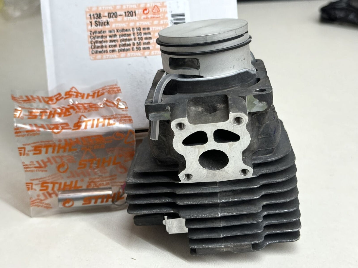 STIHL OEM CYLINDER WITH PISTON KIT 1138 020 1201 MS441 R VW C-Q C-M C-MQ C-MR R