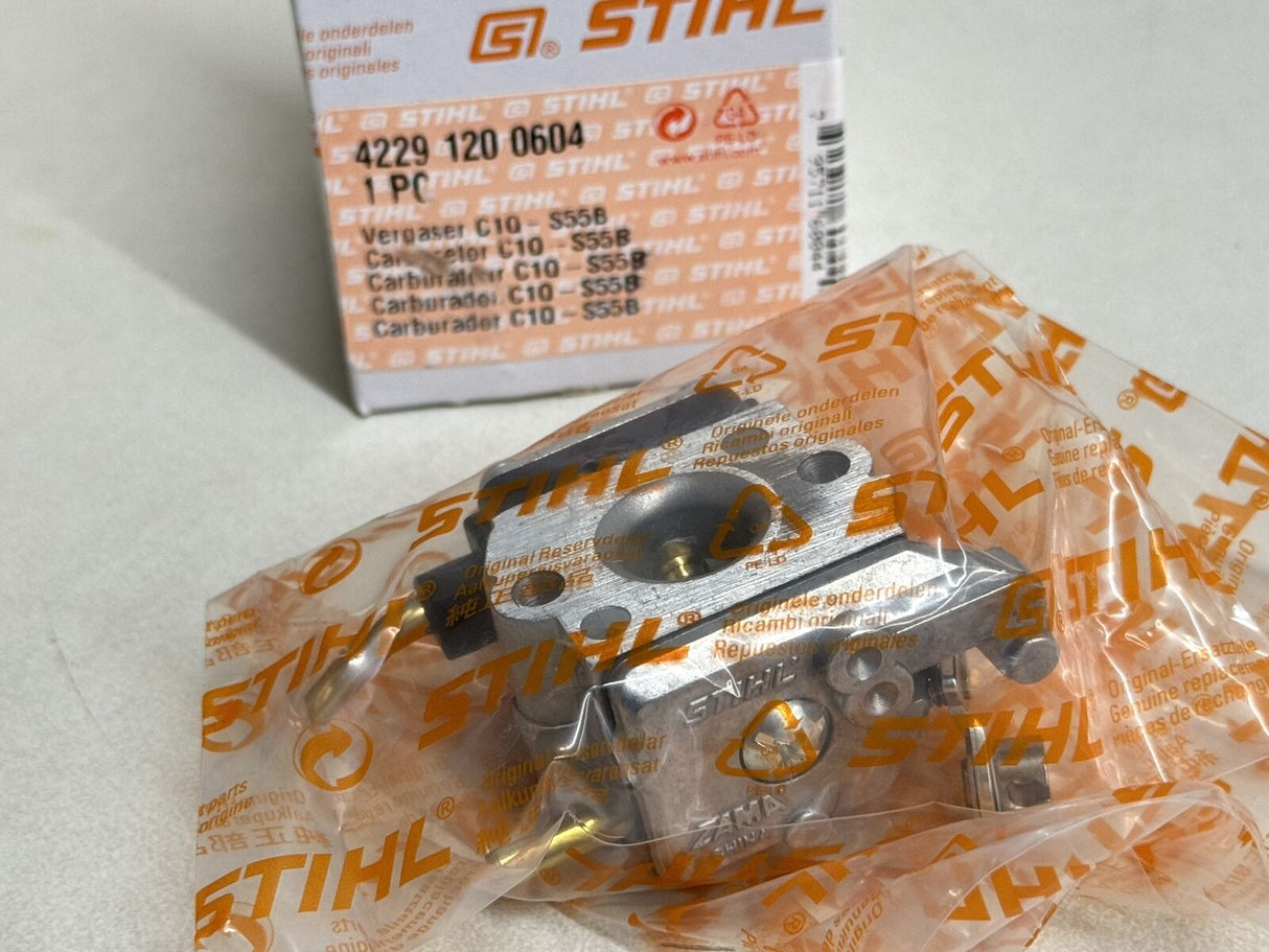 STIHL OEM ZAMA CARBURETOR 4229 120 0604 C1Q-S55B SH85 D BG65 BG55 C KAT
