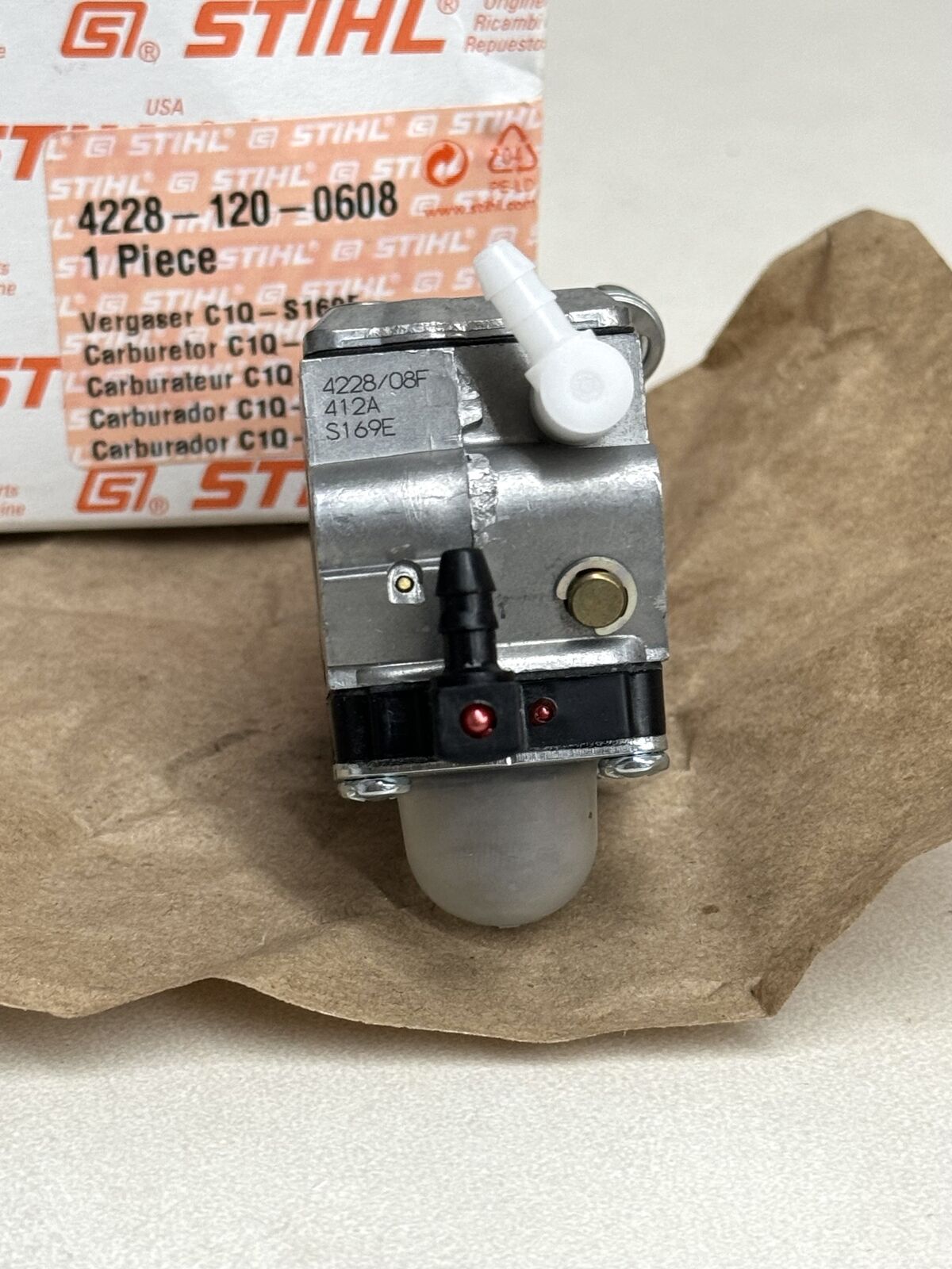 STIHL OEM ZAMA CARBURETOR 4228 120 0608 HS45 HS 45 C1Q-S169 E