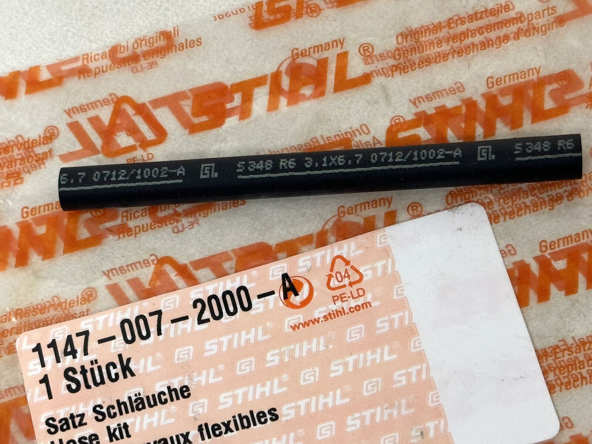 STIHL OEM FUEL HOSE KIT 1147 007 2000 MS500i MS500i-R MS500iR GENUINE