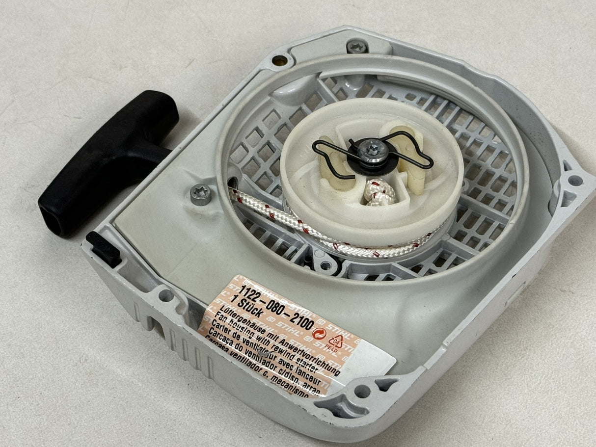 STIHL OEM FAN HOUSING WITH REWIND STARTER 1122 080 2100 OBSOLETE FOR 064 R RW